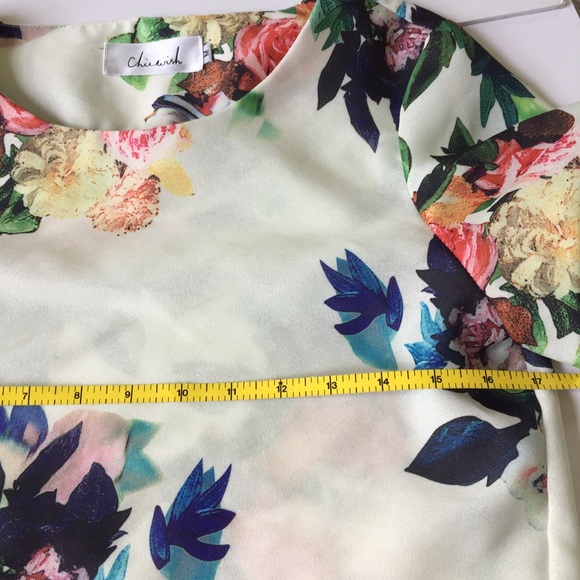 ❤️SOLD❤️Floral 2 Piece Outfit Twirl Skirt Crop - Picture 8 of 8